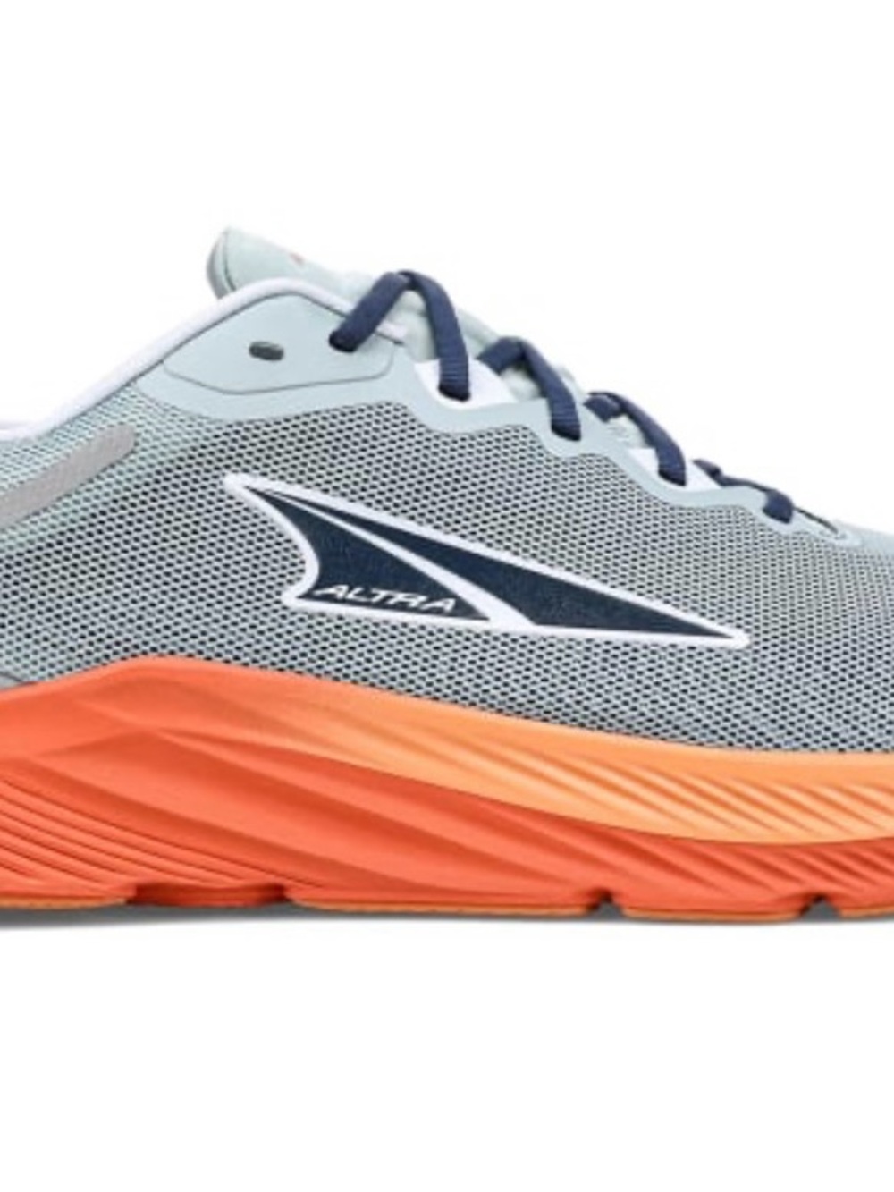 Altra Riviera 3 Men's Gray Mesh Running Shoe with Orange Midsole